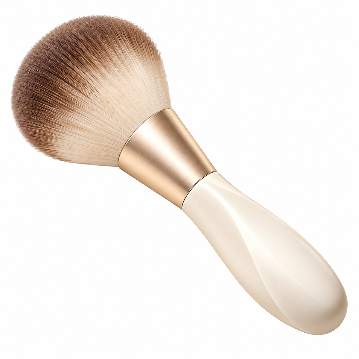 Sculpted Ivory Powder Brush — silhouette