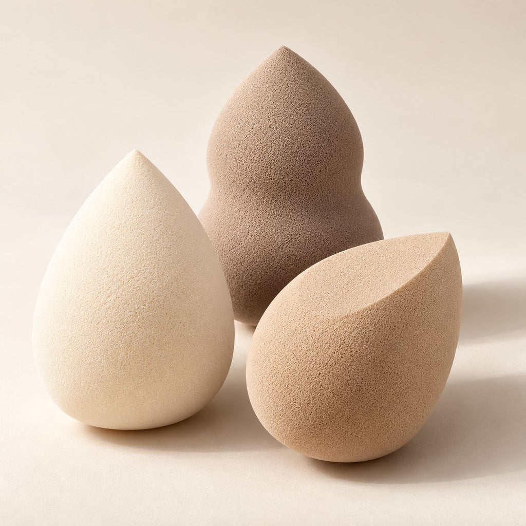 Neutral Makeup Sponge Trio — product view