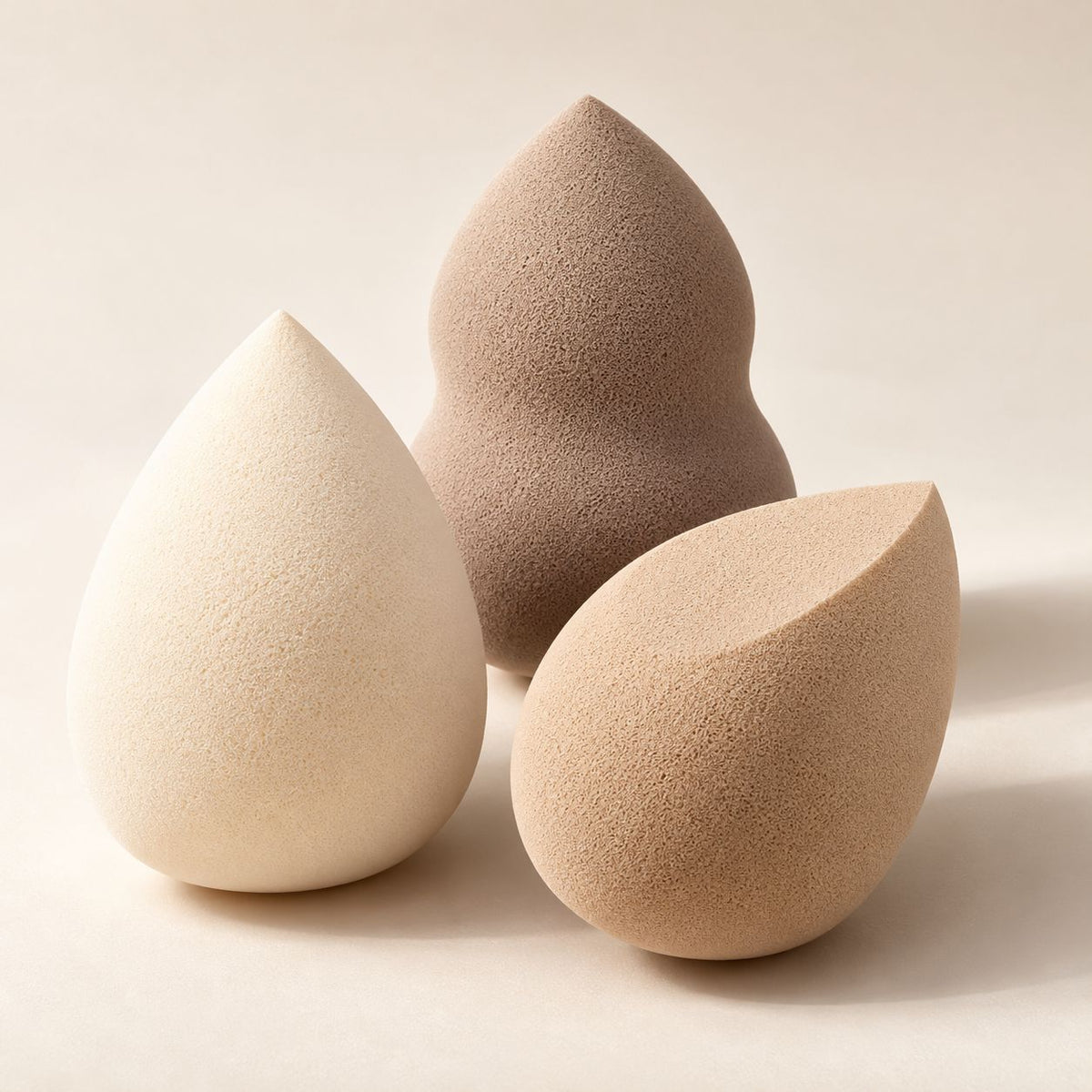 Neutral Makeup Sponge Trio — product view