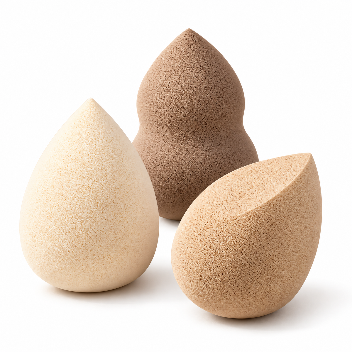 Neutral Makeup Sponge Trio — silhouette