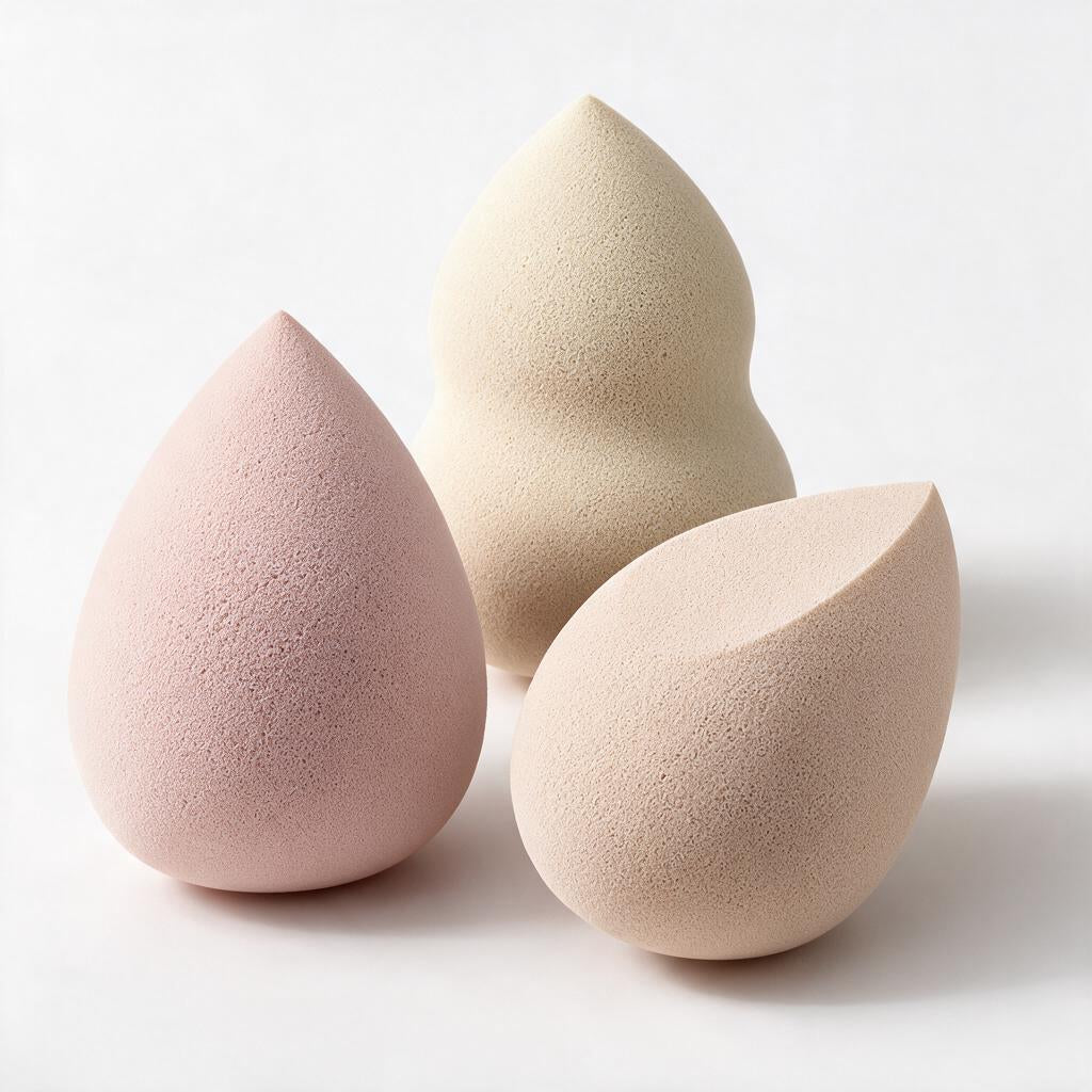 Neutral Makeup Sponge Trio — additional shade references