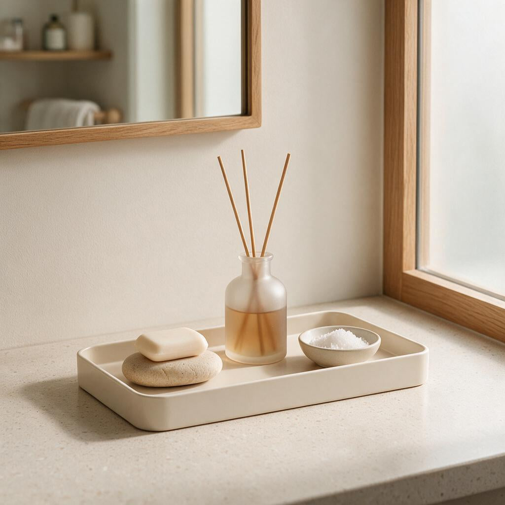 Ivory Vanity Tray — daily styling