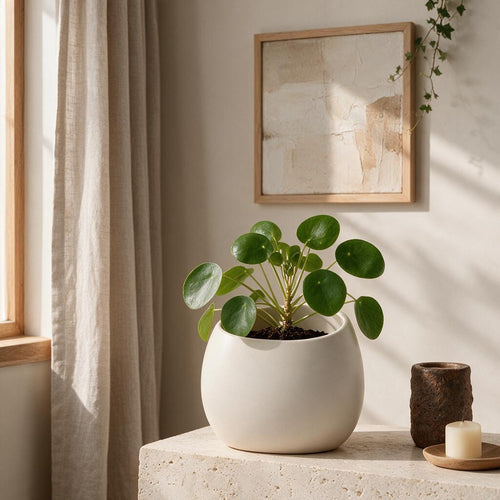 Ivory Sculpted Brush Holder — daily styling