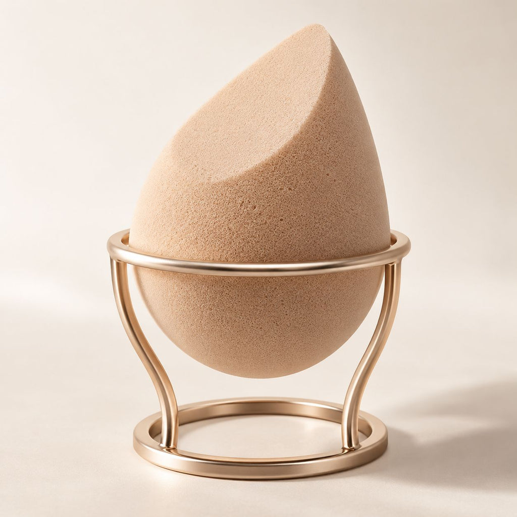 Beveled Makeup Sponge & Stand — product view